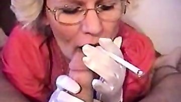 Smoking fellatio by my aged teacher