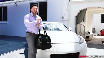 Hot teen vixen tied up and screwed hard