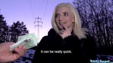 Outdoor Agent Fucks A Hot Blonde Teen