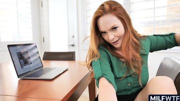 Pervy Redhead mature babe