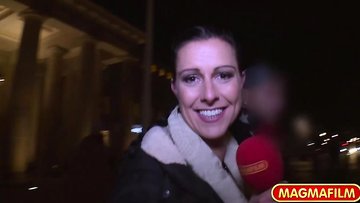 German babe from interview to sex