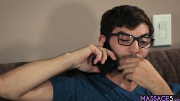 Sexy blonde MILF sucked big hard cock before sex with crazy guy