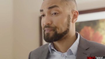 Busty teen caught stealing by black homeowner and fucked anal