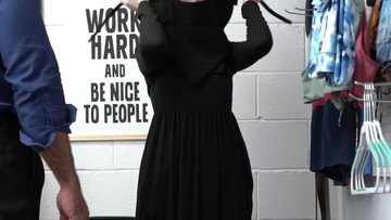 Cute religious teen Delilah Day was hiding stuff under the hijab