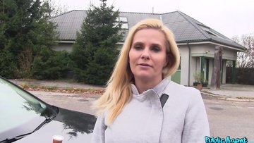 Public Agent - Blonde Cougar With Grand Boobs Fucking An Unknown