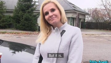 Public Agent - Blonde Cougar With Grand Boobs Fucking An Unknown