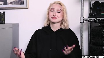 Security guard plowing Skylar Vox tight muff like a spreadeagle