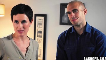 Olive watches Rebecca got fucked by her husband Dan