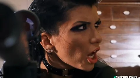 Hot sniperist fucked in group