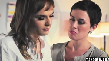 Olive is happy to see her husband happy and fulfilled with Rebecca's tight twat