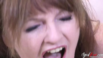 AgedLovE Horny Mature Hardcore Ride on Handy Stud Part 2