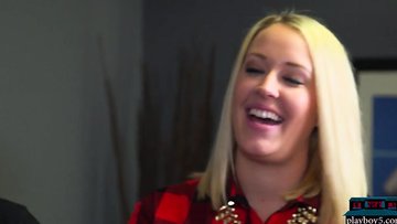 Curvy amateur blonde MILF and boyfriend want a professional sex tape made