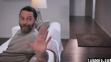 Two horny old men persuades to fuck them!