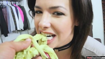 Busty milf fucked doggystyle by stepson