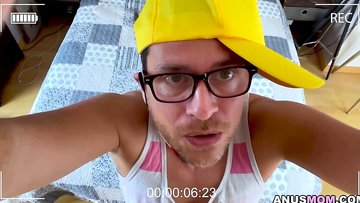 Juan Lucho gives Canela Skin's ass an anal creampie