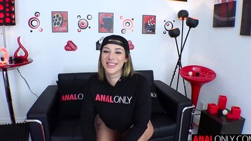 ANAL ONLY Valentina Jewels greedy anal gapes