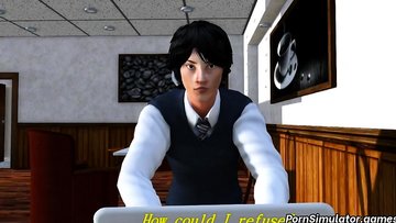 Huge tits 3D stepmom fucked by stepson