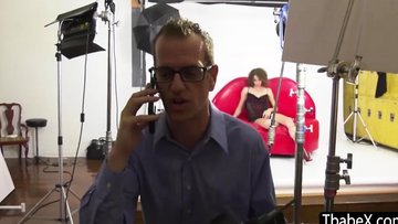 Glamorous ts model Lily Demure takes a bigcock in her mouth and butt