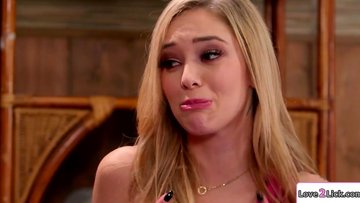 Yoga teacher asslicks a tattooed blonde