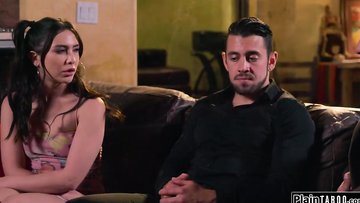 Stepdaughter blows and anal rammed ifo stepfather to give proof