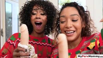 Stepmother and stepdaughter fellatio stepson