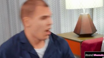 Big Boobs ladyboy Lena Moon gets barebacked Part 4