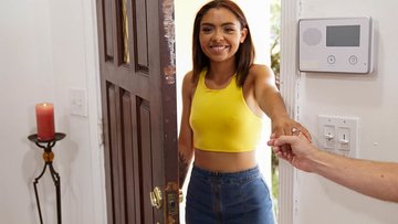 Fresh talent gaping rod on casting