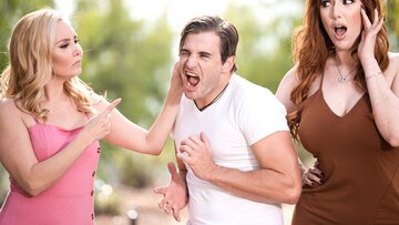 COUGAR mama Aaliyah Sex and mature friend Lauren Phillips share her stepson