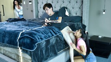 MOM Stepma Becky Helps with Hurtin' Balls!