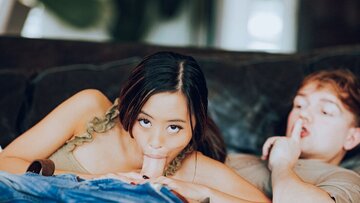 Students Alexia and Joshua sneak to have sexy love together!