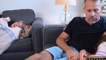 Tight Teen Gets Creampied by Stepfather Selena Sex