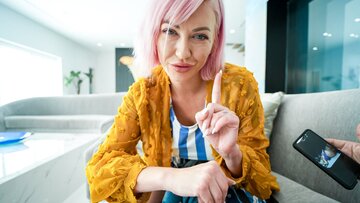 Adira Allure support Allen Swift jerking his penis