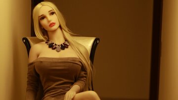 Tebux Love Doll MAMA Blonde with Large Big Tits Melons and Butt