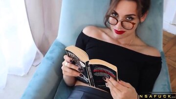 Finest Piss Hole Eat Ever Girl with Red Lipstick Luxury Chick