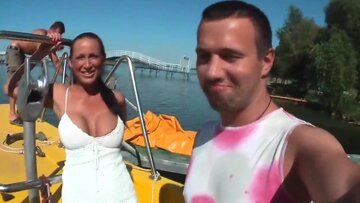 Sexy Mature Naked Hot Melons Three Way Love In Boat