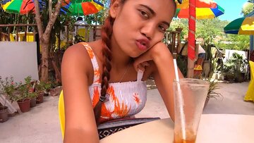 Thai homemade soul mate had a huge booty and was ready for boyfriends titanic penis