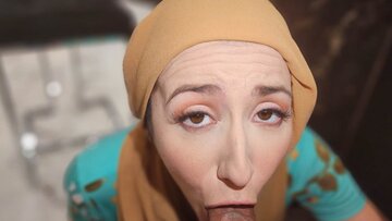 Cute Sophia and Allen Swift celebrates and banged