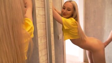 Sexy Blonde Snappy Russian Love Creampie Before Job