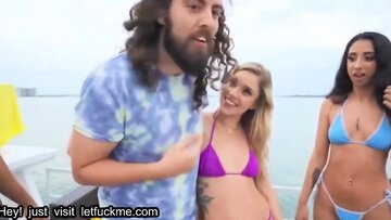 jizz butt screwing with sexy woman tiffany watson on the boat