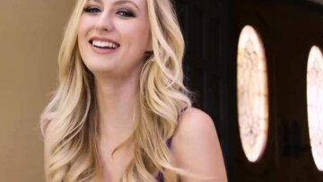 Sexy blonde Alexa Grace wants expansive rod in her mouth