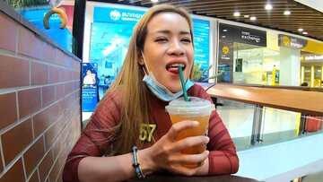 Substantial tits homemade Thai MAMA gf sexy love after a visit to the mall