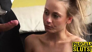 Natural charm Carmel Anderson enjoys a hard rough nailing