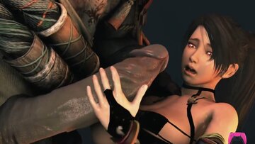 Monster Ebony Penis 3D HENTAI Cartoon Love