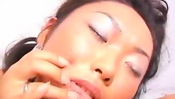 Japanese Teen Orgy with a lot of cum