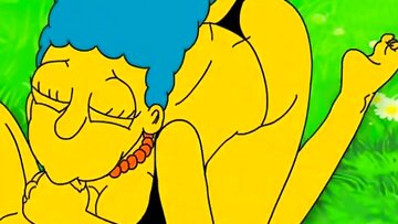 Marge Simpson cheating wifey clip