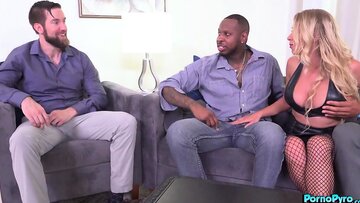 Wifey Katie Morgan Fucks Two BBCs