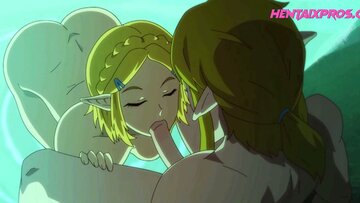 Hot Blonde ELF DOggystyle ANIME HENTAI
