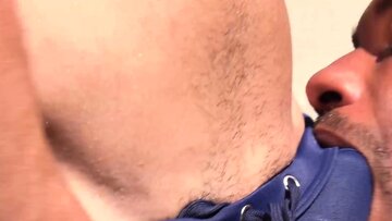 BIG BLACK DICK stud Adrian Hart rimmed and nailed raw after