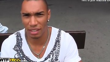 Sexy redhead in outdoor anal fuck