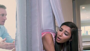 Trapped teen Gianna Dior pounded by stepfather in dogg